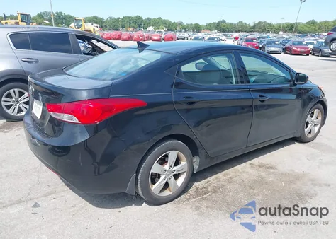 2013 Hyundai Elantra Gls из США, поврежденный, VIN 5NPDH4AE4DH421370